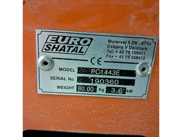 Trilplaat - 14kn - 230v euro shatal, pc1443e, bouwjaar 2019 - afbeelding 6 van  6