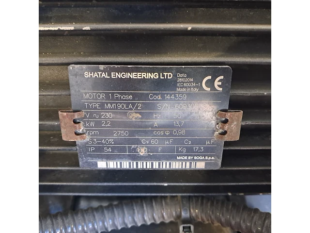 Trilplaat 14kn 230v, euro shatal, pc1443e, 2015 - afbeelding 8 van  10
