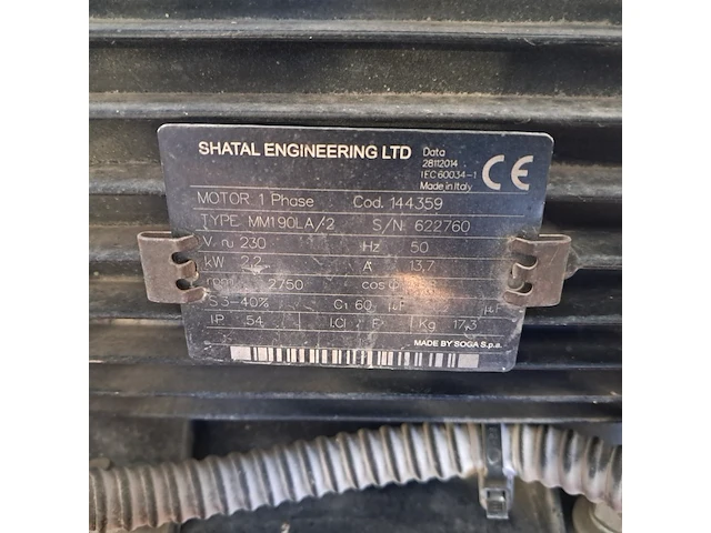 Trilplaat 14kn 230v, euro shatal, pc1443e, 2015 - afbeelding 12 van  12
