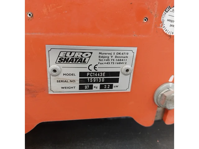 Trilplaat 14kn 230v euro shatal, pc1443e, bouwjaar 2015 - afbeelding 3 van  11