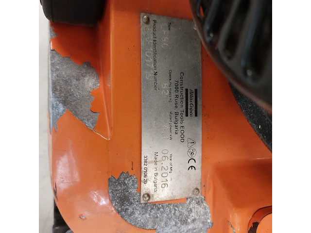 Trilplaat 16kn benzine atlas copco, lf 80, bouwjaar 2016 - afbeelding 3 van  11