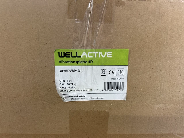 Trilplaat 4d wellactive, 309hdvbp4d - afbeelding 2 van  3