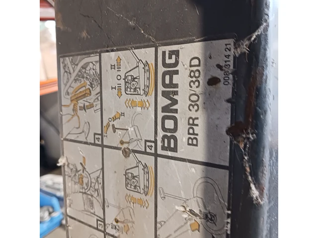 Trilplaat, bomag, bpr30/38d, 1995 - afbeelding 7 van  16