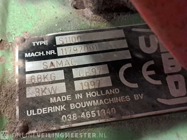 Trilplaat samac, s1100, bouwjaar 1997 - afbeelding 2 van  11