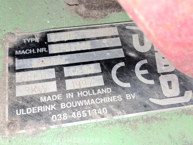 Trilplaat samac, s1100, bouwjaar 1997 - afbeelding 11 van  11