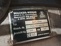 Trilplaat, wacker, dps 2040, 1997 - afbeelding 10 van  11