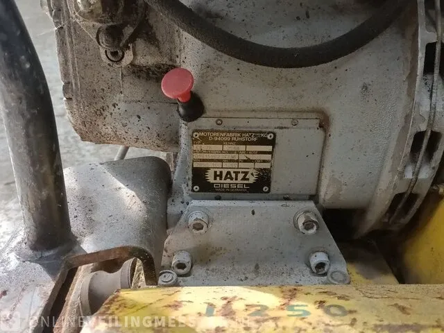 Trilplaat wacker, dps 6030 | hatz, bouwjaar 1998 - afbeelding 5 van  11