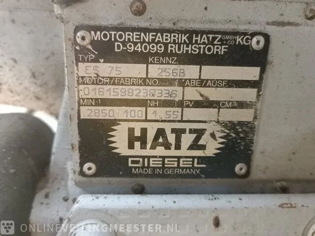 Trilplaat wacker, dps 6030 | hatz, bouwjaar 1998 - afbeelding 6 van  11
