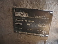 Trilplaat, wacker neuson, dps 1850hb, 2011 - afbeelding 4 van  12