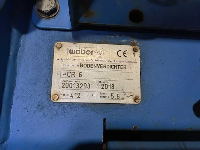 Trilplaat weber cr6 - afbeelding 5 van  5