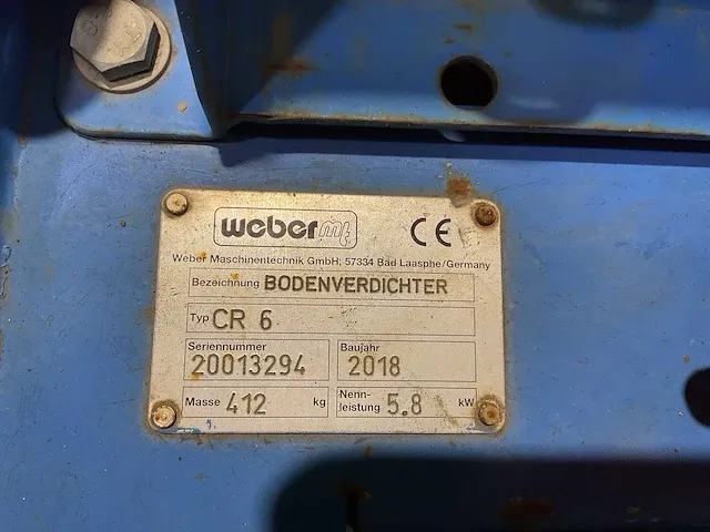 Trilplaat weber cr6 - afbeelding 5 van  5