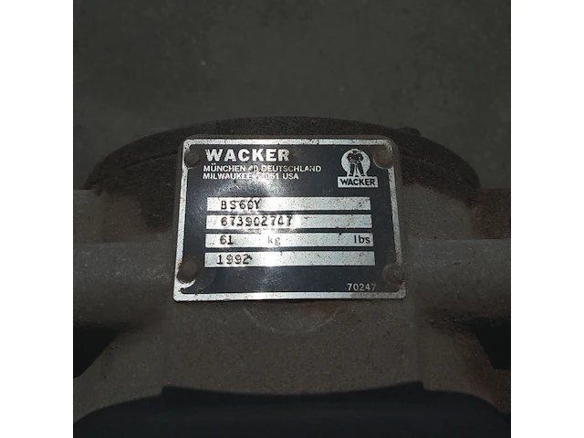 Trilstamper, wacker, bs60y, 1992 - afbeelding 9 van  9