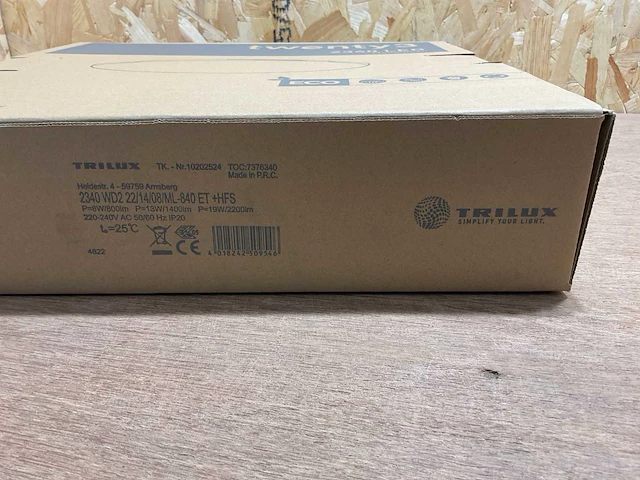 Trilux twenty3 2340 armatuur led 19w met lichtsensor (6x) - afbeelding 3 van  11
