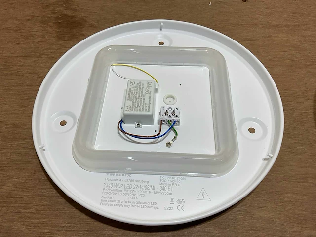 Trilux twenty3 wand/plafondlamp 18w (8x) - afbeelding 7 van  10