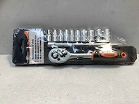 Trimann - dopsleutelset 1/4” - 12-delig - afbeelding 1 van  2