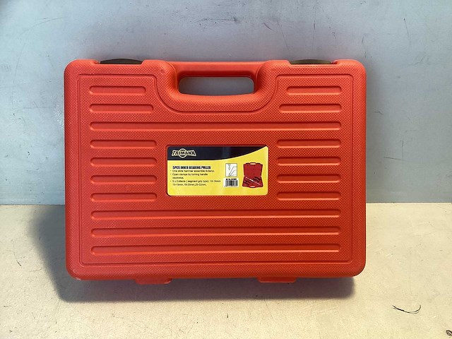 Trimann - professionele 5-delige binnenlager trekker set met schuifhamer- verzonken- – koolstofstaal - in harde kunststof koffer - bearing puller - afbeelding 2 van  2