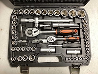 Trimann 1/4''& 1/2'' 108 delige gereedschapskoffer - afbeelding 3 van  5