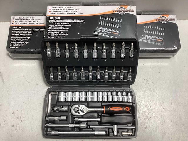 Trimann 46 delig doppenset 1/4 (3x) - afbeelding 2 van  8