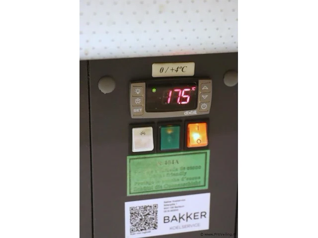 Trimco koelvitrine - 151x81x146cm - afbeelding 4 van  5