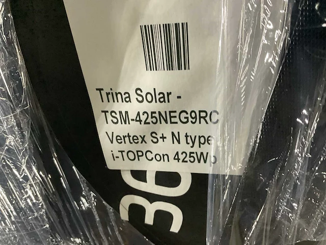 Trina solar tsm-425neg9rc 27 vertex s+ 425w zonnepaneel (72x) - afbeelding 3 van  3