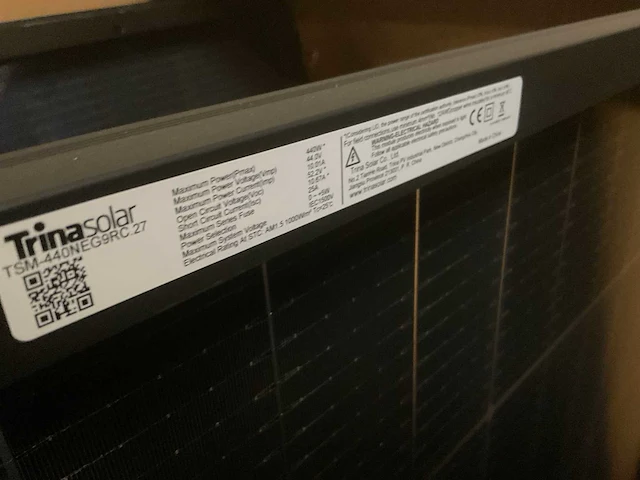 Trina solar tsm-440neg9rc.27 zonnepaneel (13x) - afbeelding 5 van  6