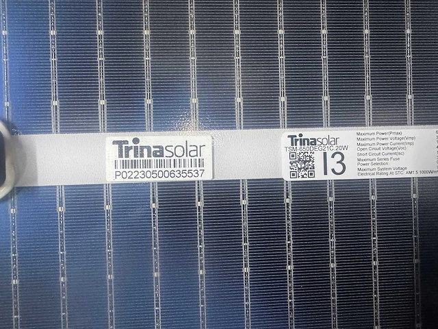 Trinasolar - set van 30 zonnepanelen (650 wp) en 1 sungrow sg20rt premium omvormer (3-fase) - afbeelding 6 van  11