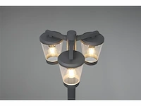 Trio cavado paalverlichting antraciet excl. 3x e27 4w buitenverlichting ip44 - afbeelding 2 van  2