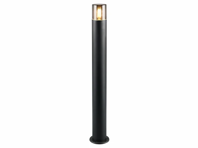 Trio hoosic paalverlichting zwart mat excl. 1x e27 4w - buitenverlichting ip44 - afbeelding 1 van  5