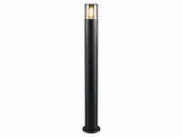 Trio hoosic paalverlichting zwart mat excl. 1x e27 4w - buitenverlichting ip44 - afbeelding 1 van  5