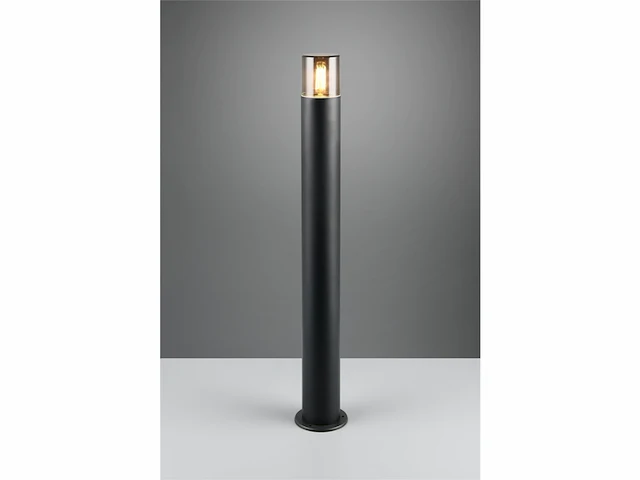 Trio hoosic paalverlichting zwart mat excl. 1x e27 4w - buitenverlichting ip44 - afbeelding 2 van  5