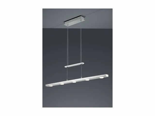 Trio lacal - hanglamp - nikkel mat - incl. 7x smd 4w - afbeelding 2 van  4