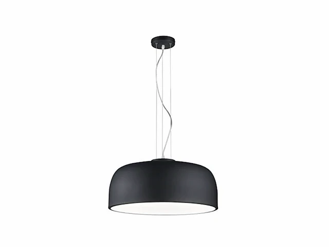 Trio leuchten baron 309800432 hanglamp metaal zwart mat - afbeelding 1 van  3