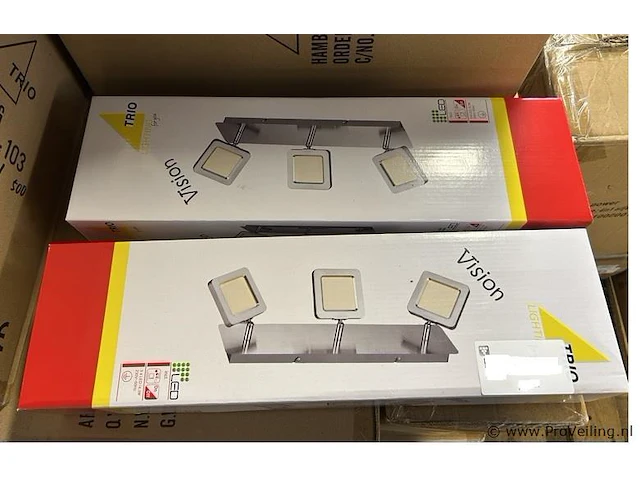 Trio vision plafondlamp 3-lichts led geïntegreerd - 10 stuks - afbeelding 1 van  2