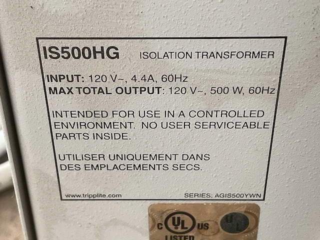 Tripp-lite transformator - afbeelding 5 van  6