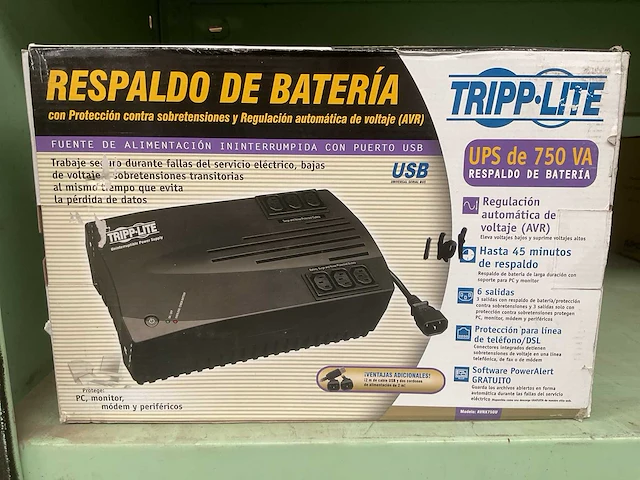 Tripp lite ups 750va power supply (3x) - afbeelding 3 van  4