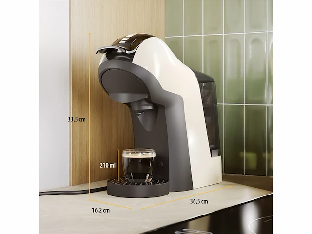 Tristar cm2301 3 in 1 koffiemachine1400w uitneembaar water reservoir creme - afbeelding 2 van  6