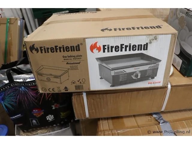 Tristar firefriend bq-6341f gasbakplaat - afbeelding 2 van  4