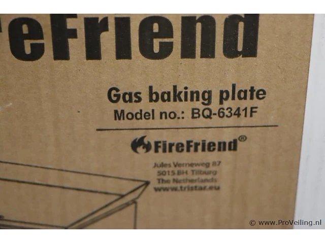 Tristar firefriend bq-6341f gasbakplaat - afbeelding 4 van  4