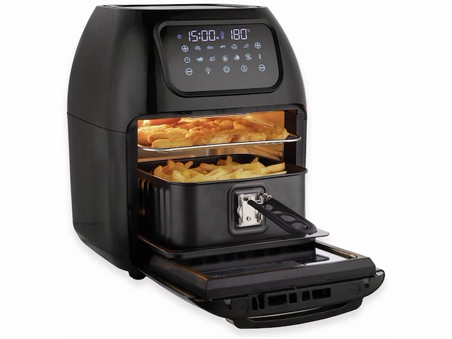 Tristar fr-6964 multi crispy fryer oven 10 liter 1800 watt zwart - afbeelding 1 van  6