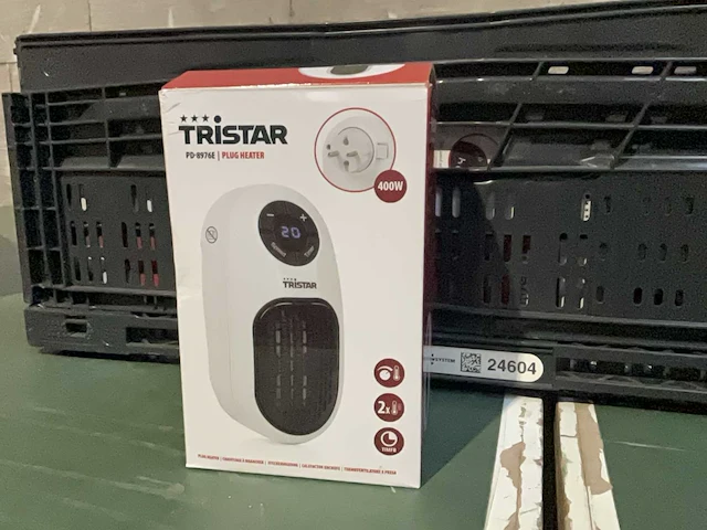 Tristar pd-8976e plug elektrische kachel (19x) - afbeelding 2 van  7