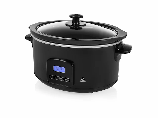Tristar vs-3920 - slowcooker 210w - 4,5 liter - keramische binnenpan - warmhoudfunctie - zwart - afbeelding 1 van  2