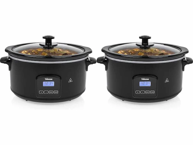 Tristar vs-3920 - slowcooker 210w - 4,5 liter (2x) - afbeelding 1 van  2