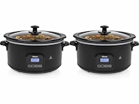 Tristar vs-3920 - slowcooker 210w - 4,5 liter (2x) - afbeelding 1 van  2