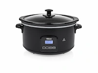 Tristar vs-3920 slowcooker 210w 45 liter keramische binnenpan warmhoudfunctie zwart - afbeelding 2 van  5