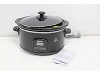 Tristar vs-3920 slowcooker 210w 45 liter keramische binnenpan warmhoudfunctie zwart - afbeelding 4 van  5