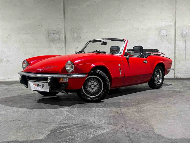 Triumph spitfire 1500 soft top twin carburettor 71pk 1979 cabriolet overdrive (origineel-nl), dv-22-ts - afbeelding 1 van  46