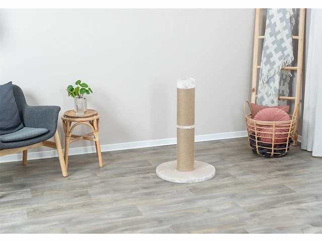 Trixie krabpaal xxl rue 80 cm beige - afbeelding 2 van  4