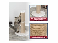 Trixie krabpaal xxl rue 80 cm beige - afbeelding 4 van  4