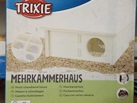 Trixie meerkamerhuis. 4 kamers - kooi accessoire - 25x25x10 cm h029 - afbeelding 1 van  3