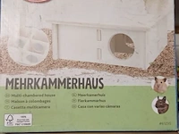 Trixie meerkamerhuis. 4 kamers - kooi accessoire - 30x30x12 cm - afbeelding 1 van  3